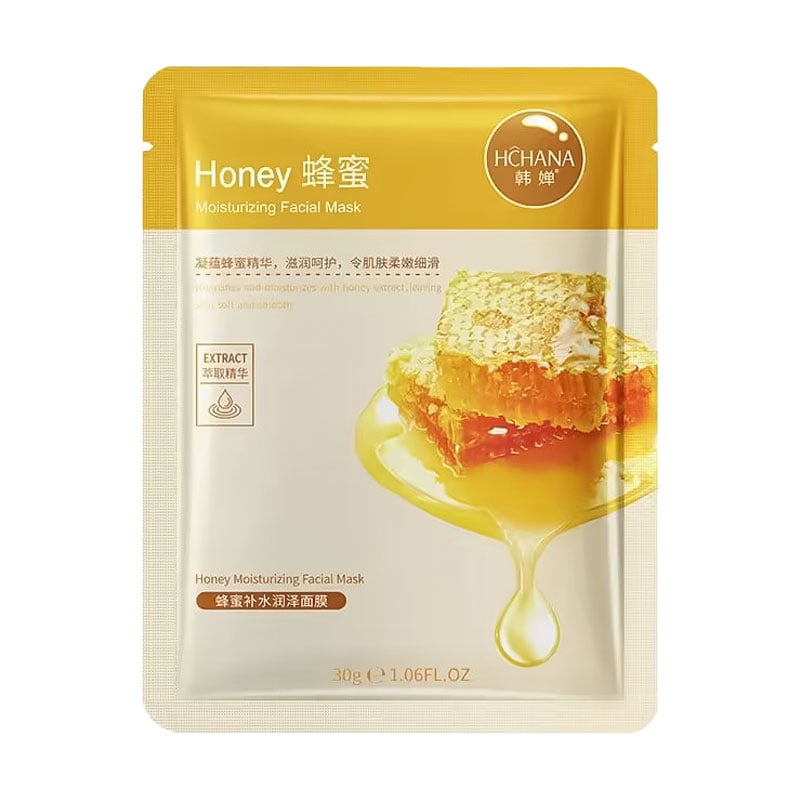 Зволожувальна тканинна маска для обличчя Hchana Honey Moisturizing Facial Mask, 30 г